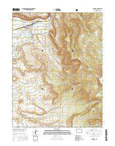 Palisade Colorado Current topographic map, 1:24000 scale, 7.5 X 7.5 Minute, Year 2016
