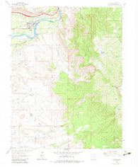 Palisade Colorado Historical topographic map, 1:24000 scale, 7.5 X 7.5 Minute, Year 1962