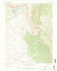 Palisade Colorado Historical topographic map, 1:24000 scale, 7.5 X 7.5 Minute, Year 1962