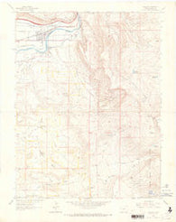 Palisade Colorado Historical topographic map, 1:24000 scale, 7.5 X 7.5 Minute, Year 1962