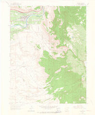 Palisade Colorado Historical topographic map, 1:24000 scale, 7.5 X 7.5 Minute, Year 1962