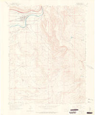 Palisade Colorado Historical topographic map, 1:24000 scale, 7.5 X 7.5 Minute, Year 1962