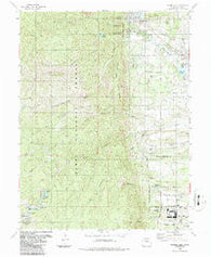 Palmer Lake Colorado Historical topographic map, 1:24000 scale, 7.5 X 7.5 Minute, Year 1986