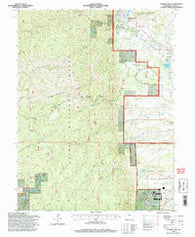 Palmer Lake Colorado Historical topographic map, 1:24000 scale, 7.5 X 7.5 Minute, Year 1994