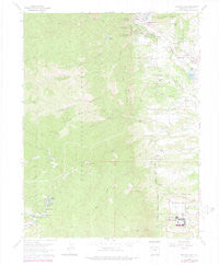 Palmer Lake Colorado Historical topographic map, 1:24000 scale, 7.5 X 7.5 Minute, Year 1961