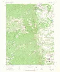 Palmer Lake Colorado Historical topographic map, 1:24000 scale, 7.5 X 7.5 Minute, Year 1961