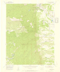 Palmer Lake Colorado Historical topographic map, 1:24000 scale, 7.5 X 7.5 Minute, Year 1954