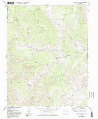 Palomino Mountain Colorado Historical topographic map, 1:24000 scale, 7.5 X 7.5 Minute, Year 1973