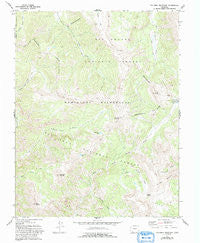 Palomino Mountain Colorado Historical topographic map, 1:24000 scale, 7.5 X 7.5 Minute, Year 1973