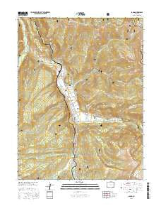 Pando Colorado Current topographic map, 1:24000 scale, 7.5 X 7.5 Minute, Year 2016