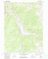 Pando Colorado Historical topographic map, 1:24000 scale, 7.5 X 7.5 Minute, Year 1970