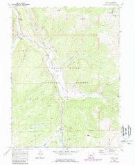 Pando Colorado Historical topographic map, 1:24000 scale, 7.5 X 7.5 Minute, Year 1970