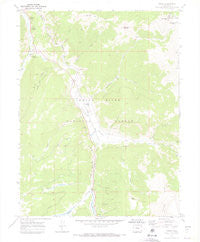 Pando Colorado Historical topographic map, 1:24000 scale, 7.5 X 7.5 Minute, Year 1970