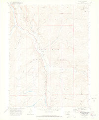 Pando Colorado Historical topographic map, 1:24000 scale, 7.5 X 7.5 Minute, Year 1970