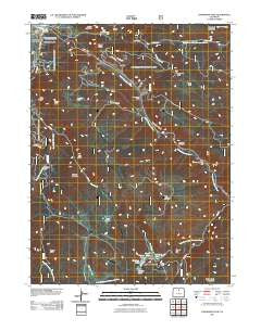 Panorama Peak Colorado Historical topographic map, 1:24000 scale, 7.5 X 7.5 Minute, Year 2011