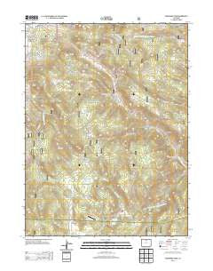 Panorama Peak Colorado Historical topographic map, 1:24000 scale, 7.5 X 7.5 Minute, Year 2013