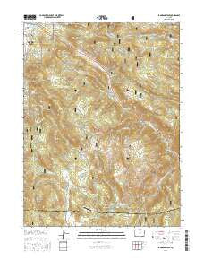 Panorama Peak Colorado Current topographic map, 1:24000 scale, 7.5 X 7.5 Minute, Year 2016