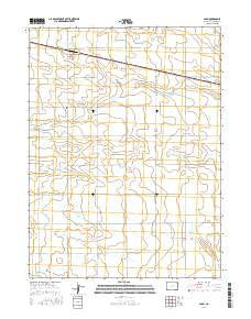 Paoli Colorado Current topographic map, 1:24000 scale, 7.5 X 7.5 Minute, Year 2016