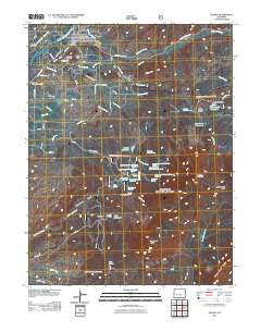 Paonia Colorado Historical topographic map, 1:24000 scale, 7.5 X 7.5 Minute, Year 2011