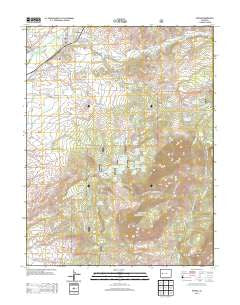 Paonia Colorado Historical topographic map, 1:24000 scale, 7.5 X 7.5 Minute, Year 2013