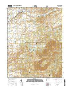 Paonia Colorado Current topographic map, 1:24000 scale, 7.5 X 7.5 Minute, Year 2016