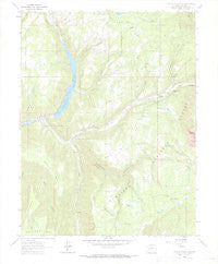 Paonia Reservoir Colorado Historical topographic map, 1:24000 scale, 7.5 X 7.5 Minute, Year 1964