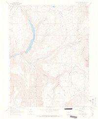 Paonia Reservoir Colorado Historical topographic map, 1:24000 scale, 7.5 X 7.5 Minute, Year 1964