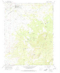 Paonia Colorado Historical topographic map, 1:24000 scale, 7.5 X 7.5 Minute, Year 1965