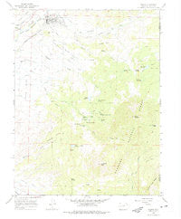 Paonia Colorado Historical topographic map, 1:24000 scale, 7.5 X 7.5 Minute, Year 1965