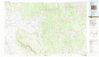 Paonia Colorado Historical topographic map, 1:100000 scale, 30 X 60 Minute, Year 1983