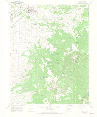 Paonia Colorado Historical topographic map, 1:24000 scale, 7.5 X 7.5 Minute, Year 1965