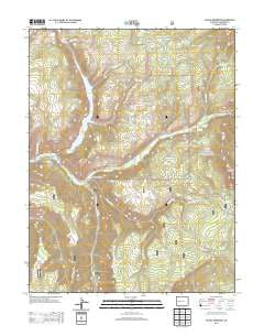 Paonia Reservoir Colorado Historical topographic map, 1:24000 scale, 7.5 X 7.5 Minute, Year 2013