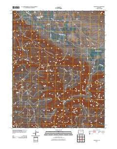 Paradox Colorado Historical topographic map, 1:24000 scale, 7.5 X 7.5 Minute, Year 2011
