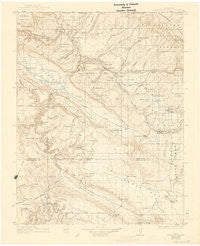 Paradox Valley Colorado Historical topographic map, 1:125000 scale, 30 X 30 Minute, Year 1922