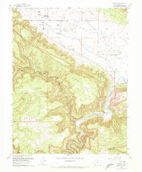 Paradox Colorado Historical topographic map, 1:24000 scale, 7.5 X 7.5 Minute, Year 1960