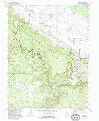 Paradox Colorado Historical topographic map, 1:24000 scale, 7.5 X 7.5 Minute, Year 1994