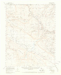 Paradox Colorado Historical topographic map, 1:62500 scale, 15 X 15 Minute, Year 1960