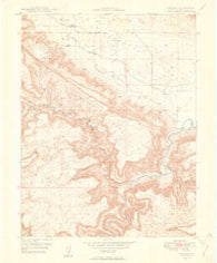 Paradox Colorado Historical topographic map, 1:24000 scale, 7.5 X 7.5 Minute, Year 1949