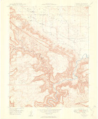 Paradox Colorado Historical topographic map, 1:24000 scale, 7.5 X 7.5 Minute, Year 1949