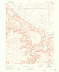 Paradox Colorado Historical topographic map, 1:24000 scale, 7.5 X 7.5 Minute, Year 1948