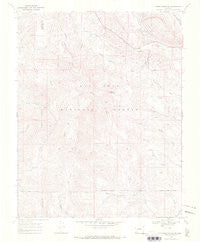 Pargin Mountain Colorado Historical topographic map, 1:24000 scale, 7.5 X 7.5 Minute, Year 1968