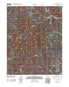 Pargin Mountain Colorado Historical topographic map, 1:24000 scale, 7.5 X 7.5 Minute, Year 2011