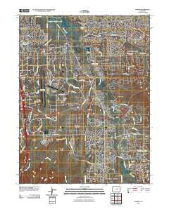 Parker Colorado Historical topographic map, 1:24000 scale, 7.5 X 7.5 Minute, Year 2010