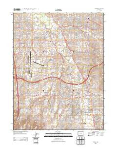 Parker Colorado Historical topographic map, 1:24000 scale, 7.5 X 7.5 Minute, Year 2013
