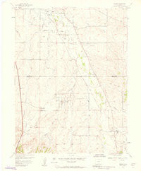 Parker Colorado Historical topographic map, 1:24000 scale, 7.5 X 7.5 Minute, Year 1957