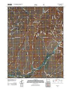 Parlin Colorado Historical topographic map, 1:24000 scale, 7.5 X 7.5 Minute, Year 2011