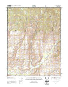 Parlin Colorado Historical topographic map, 1:24000 scale, 7.5 X 7.5 Minute, Year 2013