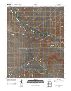 Patterson Crossing Colorado Historical topographic map, 1:24000 scale, 7.5 X 7.5 Minute, Year 2010