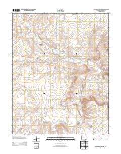 Patterson Crossing Colorado Historical topographic map, 1:24000 scale, 7.5 X 7.5 Minute, Year 2013