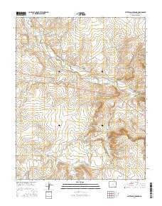 Patterson Crossing Colorado Current topographic map, 1:24000 scale, 7.5 X 7.5 Minute, Year 2016